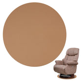 3 BUZZLETT recliner pad round coffee color protects hardwood floors from scratches.