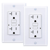 3GRACE 20A GFCI outlet front view with status indicators for quick checks