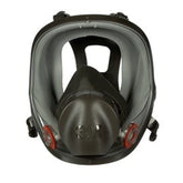 3M Safety 142-6800 full-face mask grey front view emphasizing comfort