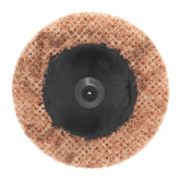 3M Scotch-Brite Roloc disc 2 in, front view, non-woven finish for deburring