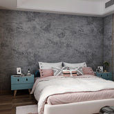 3yecao cracked-concrete blue-grey wall for a durable waterproof accent.