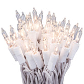 612 Vermont 100 clear lights on white wire for versatile indoor or outdoor décor