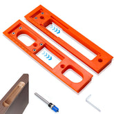 7Cnfort hidden door hinge template aligns six-to-seven inch hinges with precision.