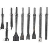 8MILELAKE Pneumatic Chisel Set case view for masonry and concrete tasks