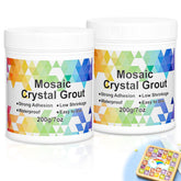 A-HEYIDA Mosaic Grout crystal-dust enhances glass mosaics by filling gaps with sparkle