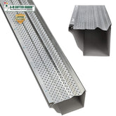 A-M Gutter Guard heavy-duty aluminum protects gutters from leaves and debris