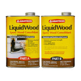 Abatron LiquidWood kit 2-quarts bottle ready for durable wood repair.
