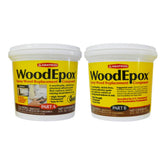 Abatron WoodEpox Kit container for permanent wood repair.