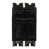 ABB Q-Line THQL21100 front view showing compact two-pole design for load centers.