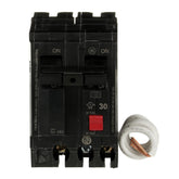ABB THQL2130GFTP front view, compact 30A double-pole GFCI protection