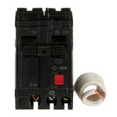 ABB THQL2150GFT2P dual-pole breaker installed in panel for circuit protection