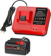 Abeden Milwaukee M18 5Ah battery delivering extended runtime for cordless tools.