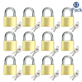 ABRA FOX solid brass padlock 12-pack with keyed-alike 25mm body for toolbox security.