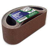Abrasticle 18pcs 3x24inch sanding belts pack-front showing versatile grits for woodworking