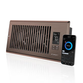 AC Infinity AIRTAP T4 Bronze front panel with sleek anodized finish