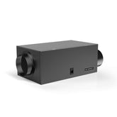 AC Infinity Inline Filter Box 6in front view shows sturdy steel housing for outdoor-ready filtration