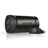 AC Infinity RAXIAL S4 inline fan in duct view boosts HVAC airflow