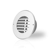 AC Infinity wall-mount duct grille front view with easy 4-inch ducting connection