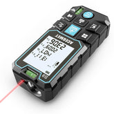 ACEGMET S9 laser measure with two bubble levels for precise room alignment