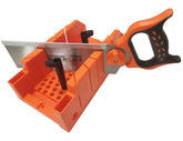ACEgoes 12-inch miter box with saw included for clean, accurate cuts