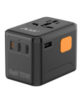 Acer 70W GaN travel adapter in compact design for easy packing.