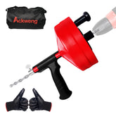 Ackweng Drain Snake 50ft drum shown for easy clog clearance in kitchens and baths