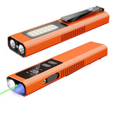 Acoszero EDC flashlight main beam lighting a dark path for clear visibility.
