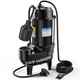 Acquaer sewage pump with cast-iron casing for durability