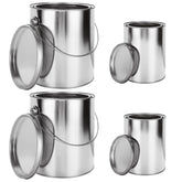 Acrux7 1 gallon paint can with lid and handle for easy transport and storage.