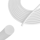 Acuteye backer rod 1/4-inch foam in white, ready to seal concrete joints and wall cracks.