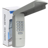Acvoce universal garage keypad close-up with backlit keys for easy entry