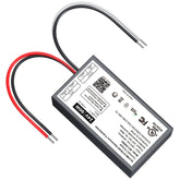 Adapter-Universe 24V dimmable LED driver front view shows compact, install-ready profile