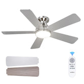 Addlon 42-inch ceiling fan with remote and light for easy control