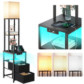 Addlon floor lamp with night-light in 11 colors creates mood lighting