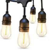 Addlon LED outdoor string lights with Edison bulbs for patio ambiance.