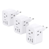 Addtam 6-in-1 EU travel adapter for versatile on-the-go charging