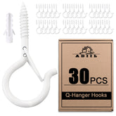Adiil Q Hanger Hooks with safety buckle keep lights secure in windy weather.