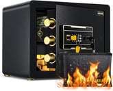 ADIMO Safe Box front view with digital keypad for quick access.