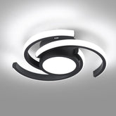 ADISUN modern LED ceiling light in D11 size illuminating a living space with even lighting
