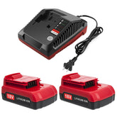 ADVTRONICS 2-pack 18V battery powers Porter-Cable tools with reliable performance.