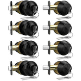 AEEKEL exterior knob with lock keyed alike for front doors, simplifying access.