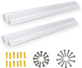 AENTGIU French cleat 30-inch pair provides secure, invisible wall mounting.