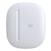 AEOTEC SmartThings Multipurpose Sensor on a door frame monitors open/close and tilt