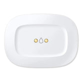 Aeotec SmartThings Water Leak Sensor mounted under a sink detects moisture and sends alerts.