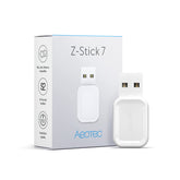 Aeotec Z-Stick 7 Plus USB dongle setup supports quick Z-Wave hub creation.