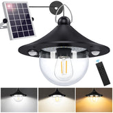 AEQ Solar Shed Light outdoor panel powers daytime visibility for the shed.