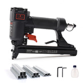 AEROPRO T50JC 20GA stapler front view for precise upholstery work