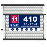 Aerovithera 410 filter 16x25x4 fits AprilAire units for steady airflow.