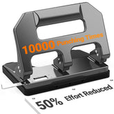 AFMAT HPX1 heavy-duty 3-hole punch front view, built for durable daily use