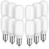 AFOROEOA Christmas village light bulbs illuminate festive displays with a warm 2700K glow.